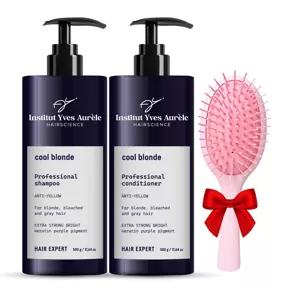 Geltonus tonus neutralizuojantis rinkinys (šampūnas ir kondicionierius)